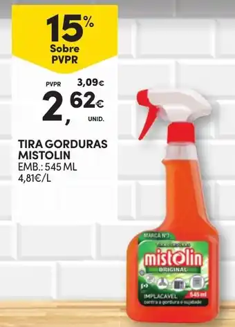 TIRA GORDURAS MISTOLIN EMB.: 545 ML