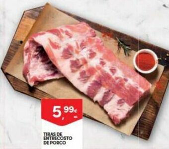 Tiras de Entrecosto de Porco