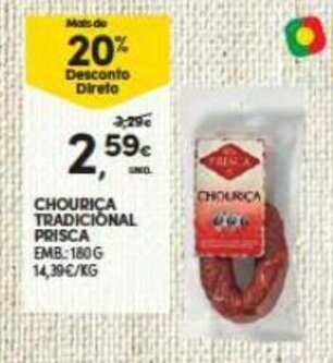 Chouriça Tradicional Prisca 180g