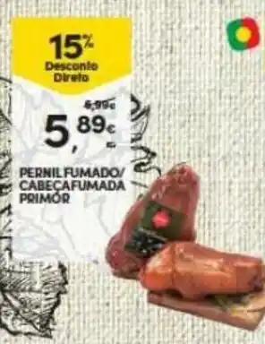 Continente Pernil Fumado/Cabaça Fumada Primor promoção