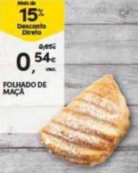 Continente Folhado de Maçã promoção