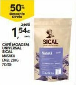 Café Moagem Universal Sical 220g