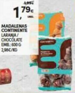 Madalenas Continente 600g
