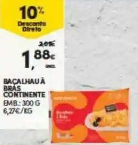Bacalhau á Brás Continente 300g