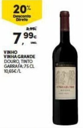 Vinho Vinha Grande 75cl