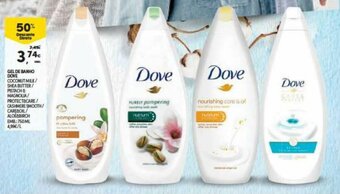 Continente Gel de Banho Dove 750ml promoção