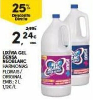 Lixívia Gel Densa Neoblanc 2L