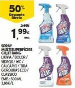 Continente Spray Multisuperfícies Cillit Bang 500ml promoção