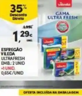 Continente Espregão Vileda 2 Unid promoção