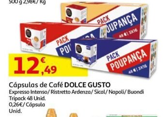 Auchan Cápsulas de Café Dolce Gusto promoção
