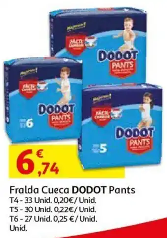 Auchan Fralda Cueca Dodot Pants promoção