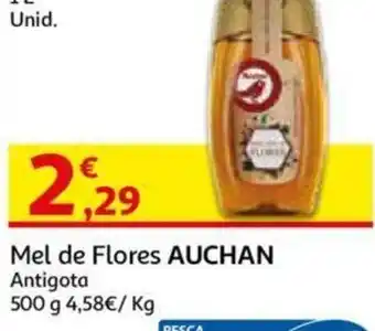 Auchan Mel de Flores AUCHAN 500g promoção