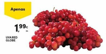 Continente Uva Red Globe promoção