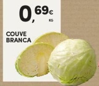 Continente Couve Branca promoção