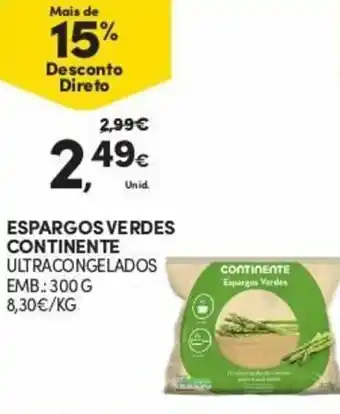 Espargos Verdes Continente 300g