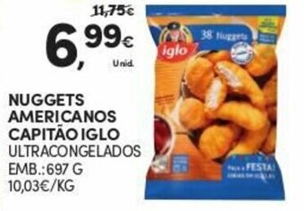 Nuggets Americanos Capitão Iglo 697g