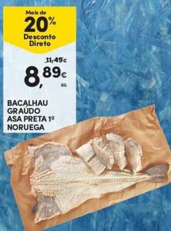 Bacalhau Graúdo Asa Preta 1° Noruega
