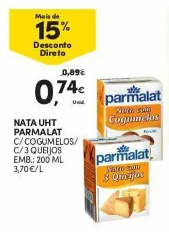 Continente Nata UHT Parmalat 200ml promoção