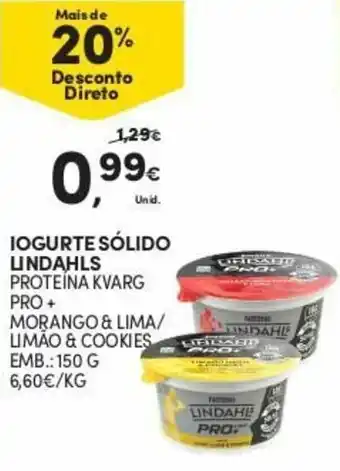 Continente Iogurte Sôlido Lindahls 150g promoção