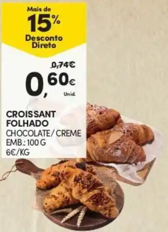 Continente Croissant Folhado 100g promoção
