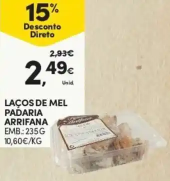 Continente Laços de Mel Padaria Arrifana 235g promoção