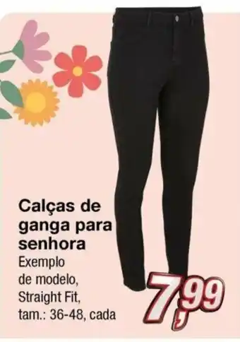 Calças de ganga para senhora