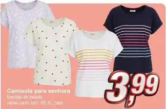 kik Camisola para senhora Exemplo de modelo, várias cores, tam.: XS-XL, cada promoção