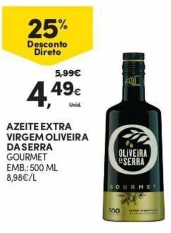 Continente Azeite Extra Virgem Oliveira da Serra 500ml promoção