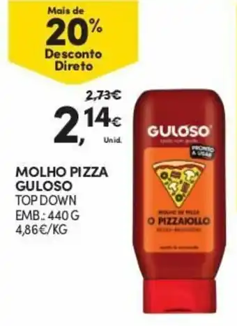 Continente Molho Pizza Guloso 440g promoção