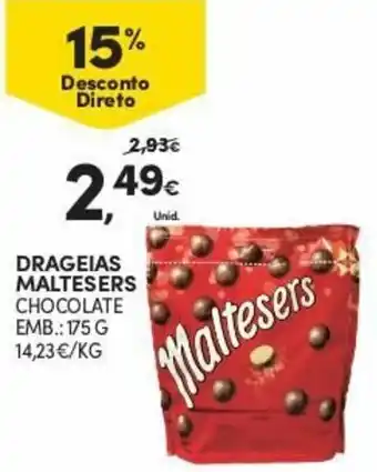 Continente Drageias Maltesers 175g promoção
