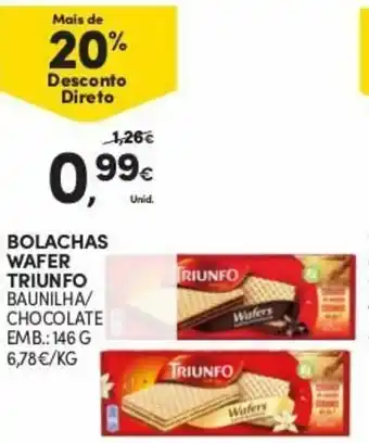 Bolachas Wafer Triunfo 146g