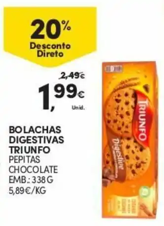 Continente Bolachas Digestivas 338g promoção