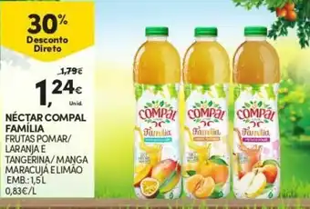 Continente Néctar Compal Família 1,5L promoção