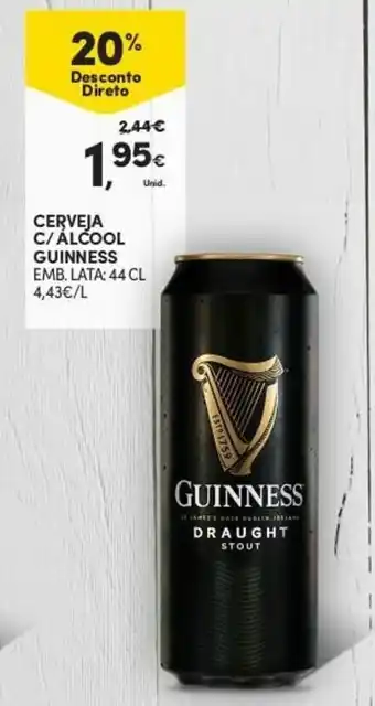 Cerveja C/ Álcool Guinness 44cl