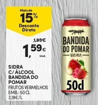 Continente Sidra C/ Álcool Bandida do Pomar 50cl promoção