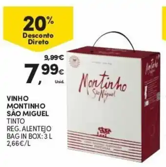 Vinho Montinho São Miguel 3L