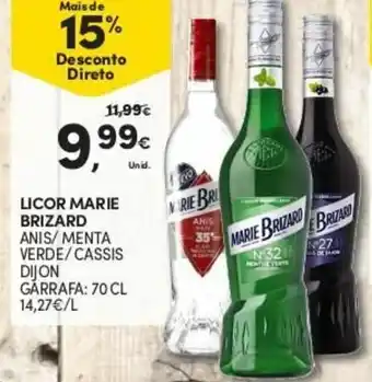 Continente Licor Marie Brizard 70cl promoção