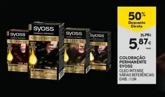 Continente Coloração Permanente Syoss 1 Un promoção