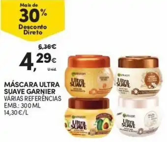 Continente Máscara Ultra Suave Garnier 300ml promoção