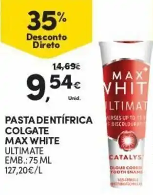 Continente Pasta Dentífrica Colgate Max White 75ml promoção