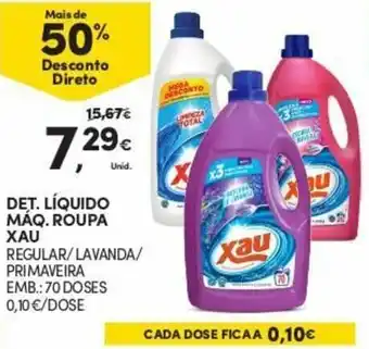 Continente Det. Líquido Máq. Roupa Xau 70 Doses promoção