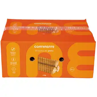 Continente Briquetes Lenha promoção