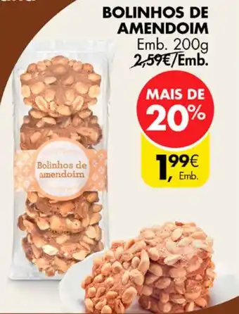 Pingo Doce BOLINHOS DE AMENDOIM Emb. 200g promoção