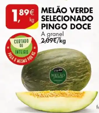 Pingo Doce MELÃO VERDE SELECIONADO PINGO DOCE A granel promoção