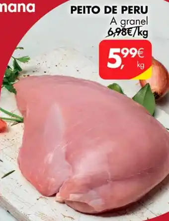 Pingo Doce PEITO DE PERU A granel promoção