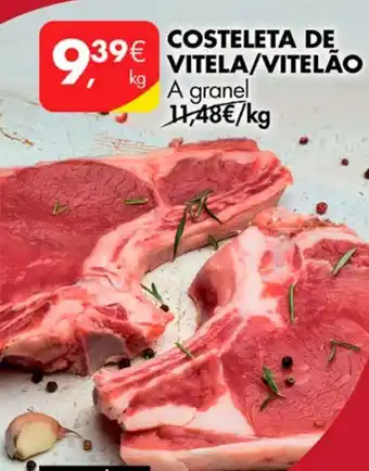 Pingo Doce COSTELETA DE VITELA/VITELÃO A GRANEL KG promoção