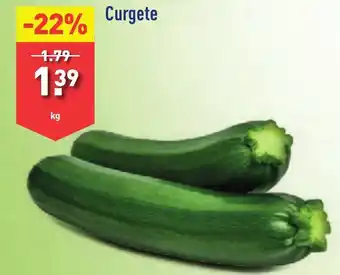 ALDI Curgete kg promoção