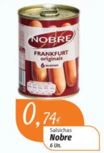 Salsichas Nobre 6 Un.
