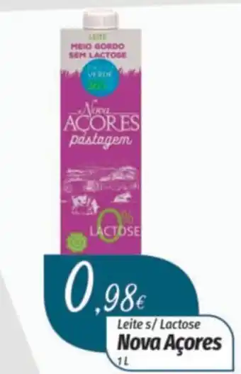 Miranda Supermercados Leite s/ Lactose Nova Açores promoção