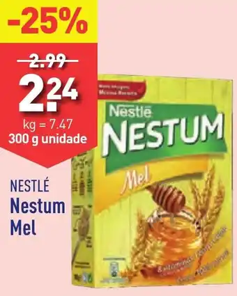 ALDI NESTLÉ Nestum Mel 300g promoção